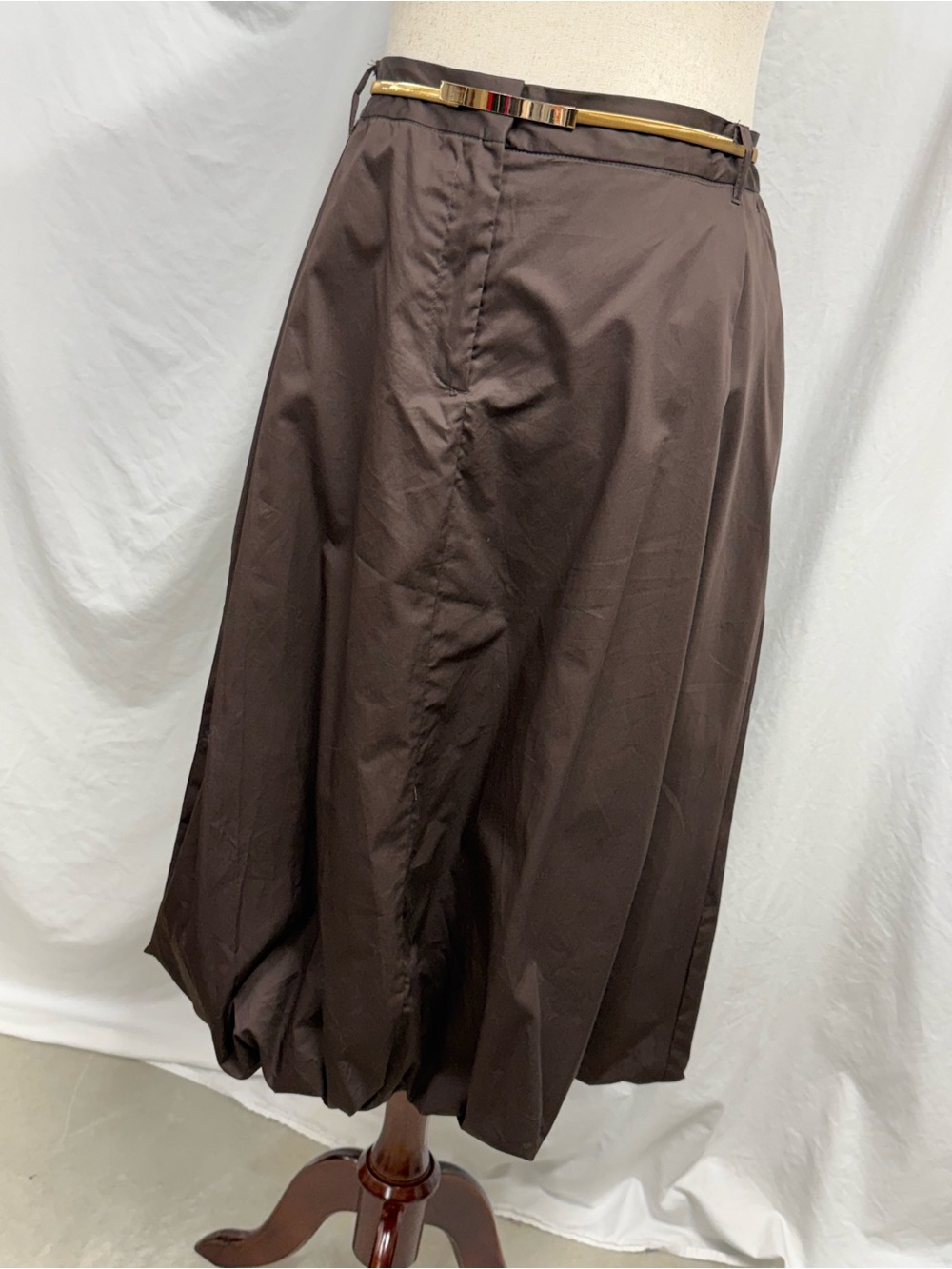 Zara Dark Brown Balloon skirt